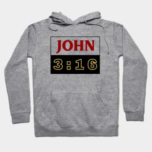 Bible Verse John 3:16 | Christian Hoodie